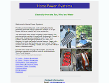 Tablet Screenshot of homepower.ca